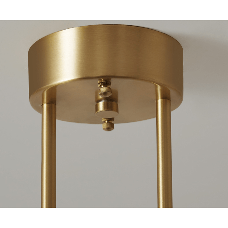 Boule Verre Cuivre Suspendue | Maso - Designix Suspension luminaire 3 têtes Sans ampoule