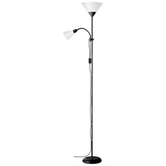 Lampadaire Spari noir et blanc