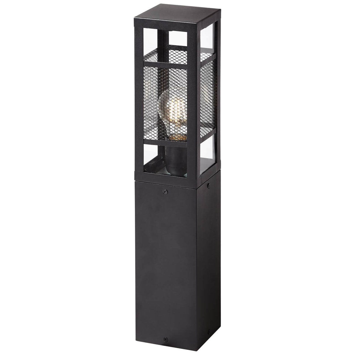 Borne extérieure Getta noire, verre