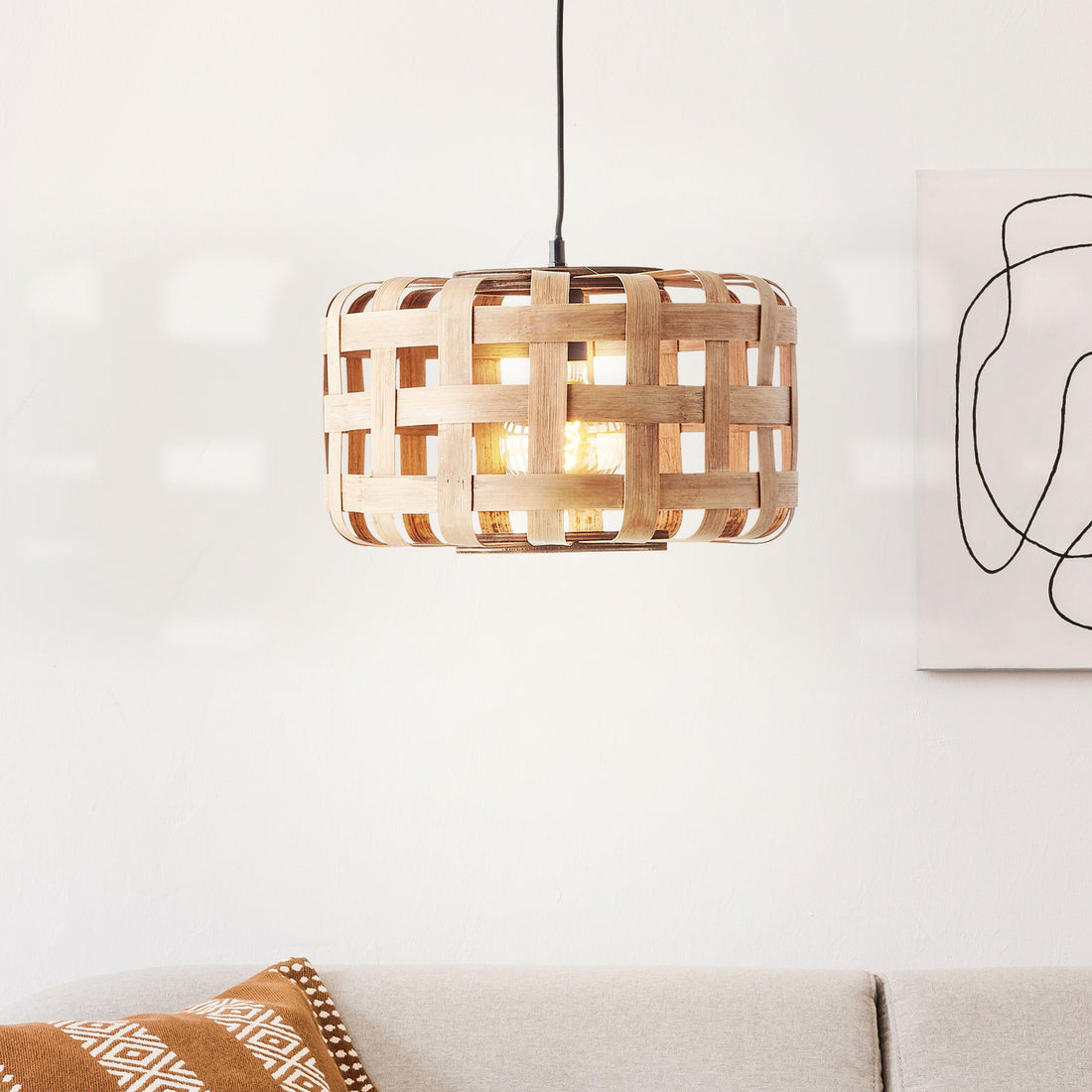 Suspension luminaire | Woodline Bois