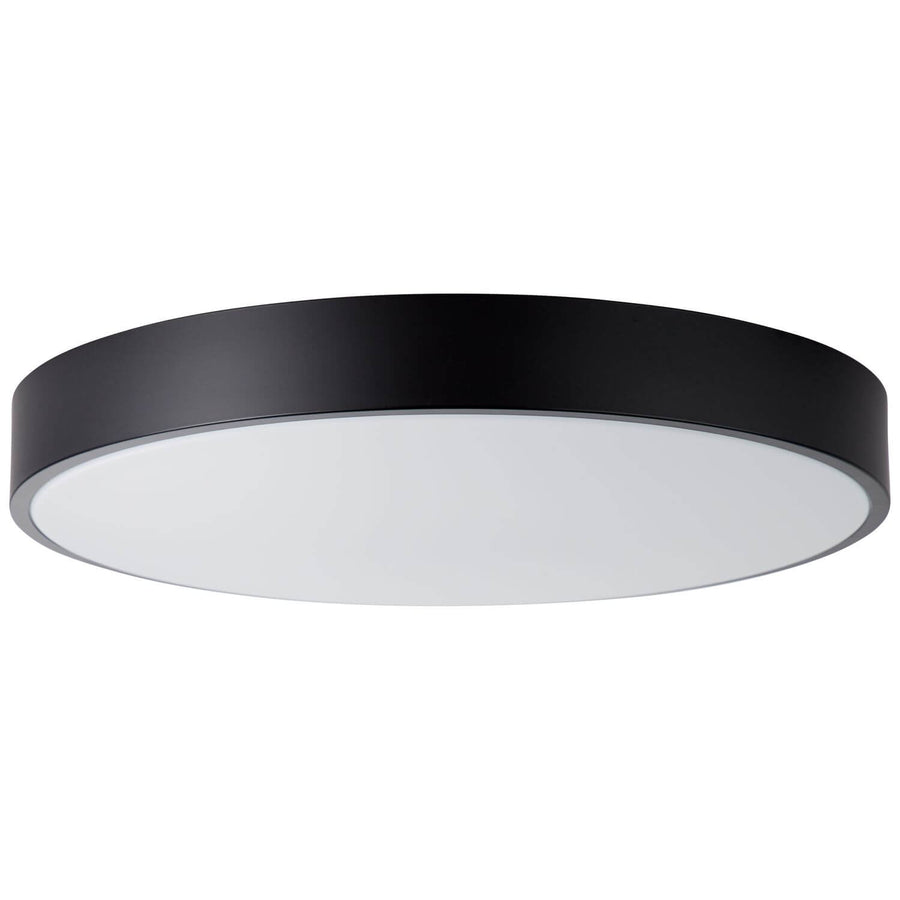Plafonnier Slimline noir et blanc, Ø 49 cm