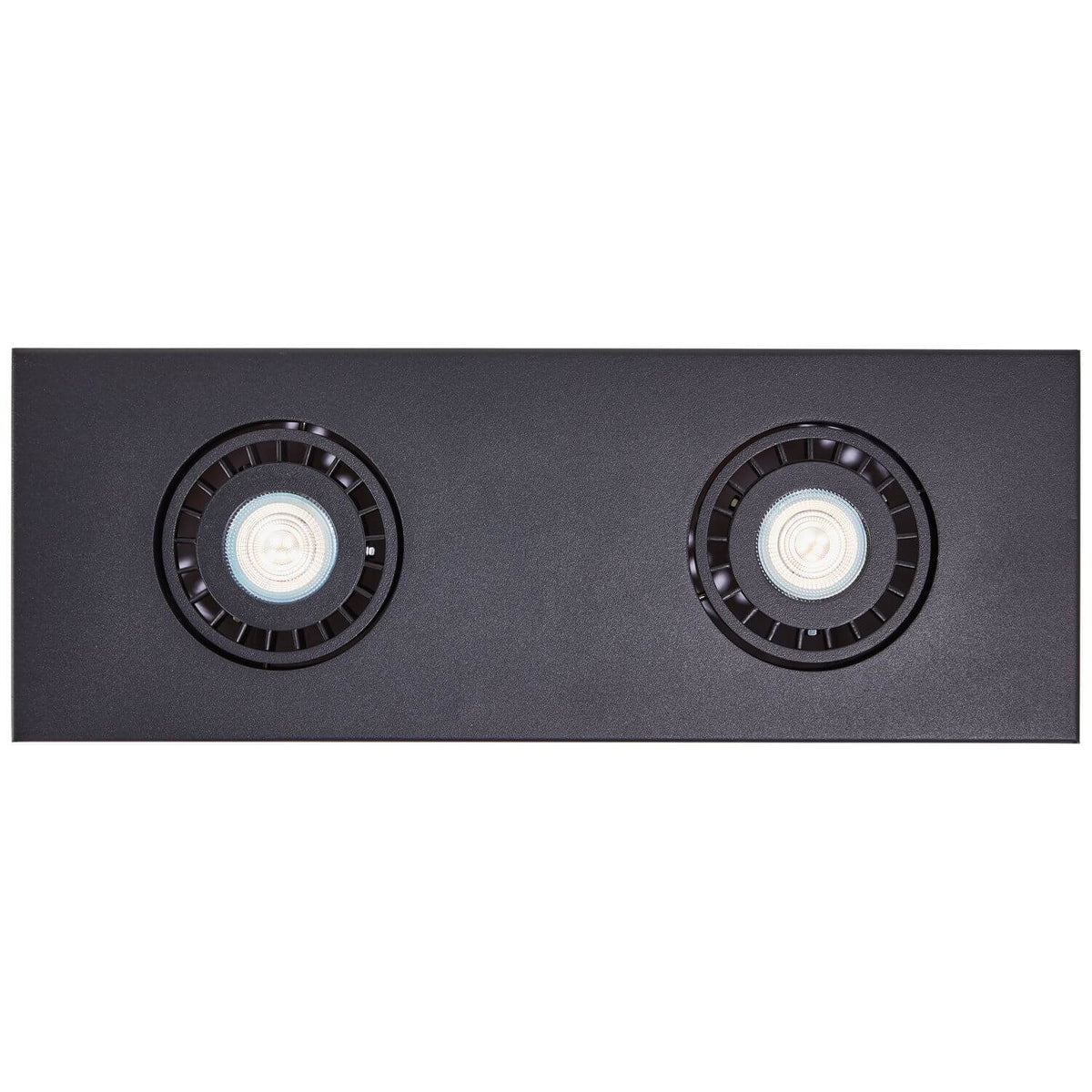 Plafonnier Doro 2 lumières beige et noir