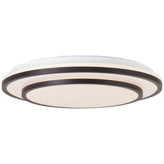 Plafonnier Luciano noir et blanc, Ø 38,5 cm