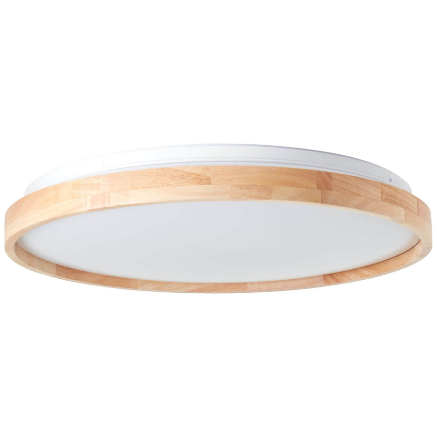 Plafonnier Alson bois clair et blanc