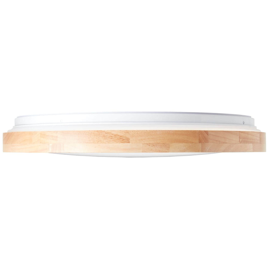 Plafonnier Alson bois clair et blanc