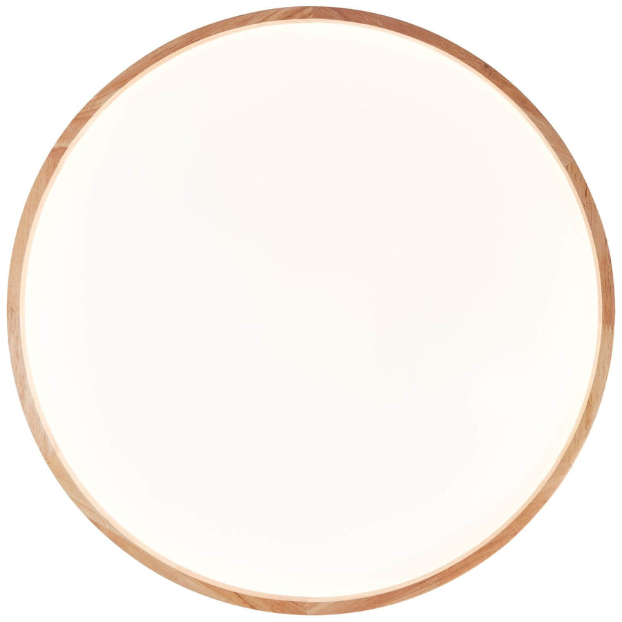 Plafonnier Alson bois clair et blanc