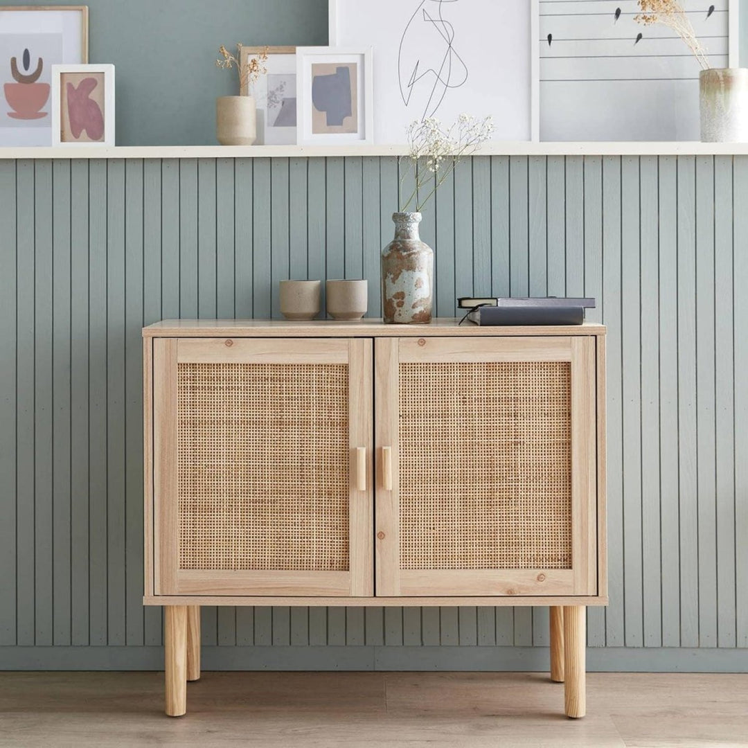 Buffet Bois Cannage Vintage | Whisper - Designix Buffet