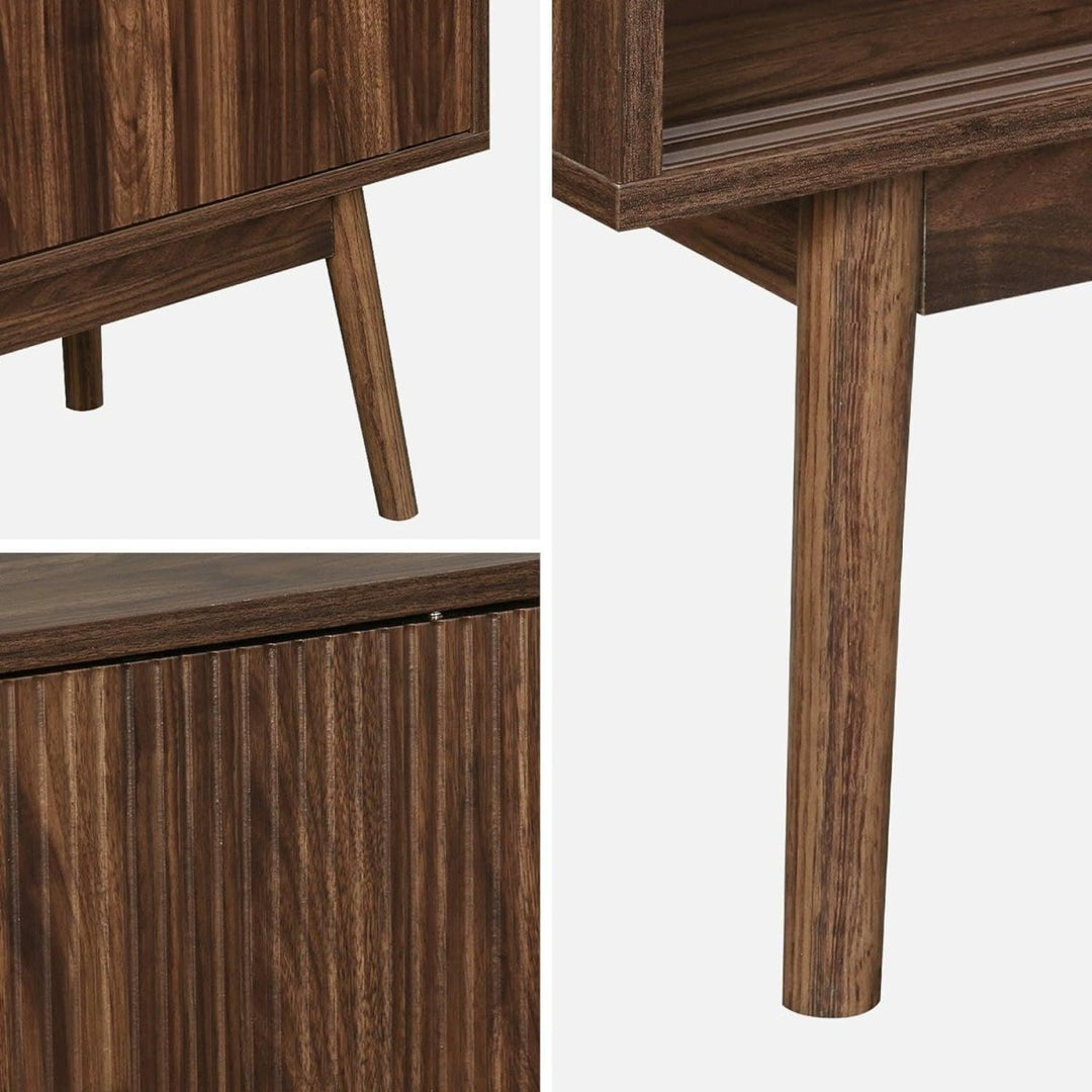 Buffet Bois Foncé Scandinave | Mirth - Designix Buffet