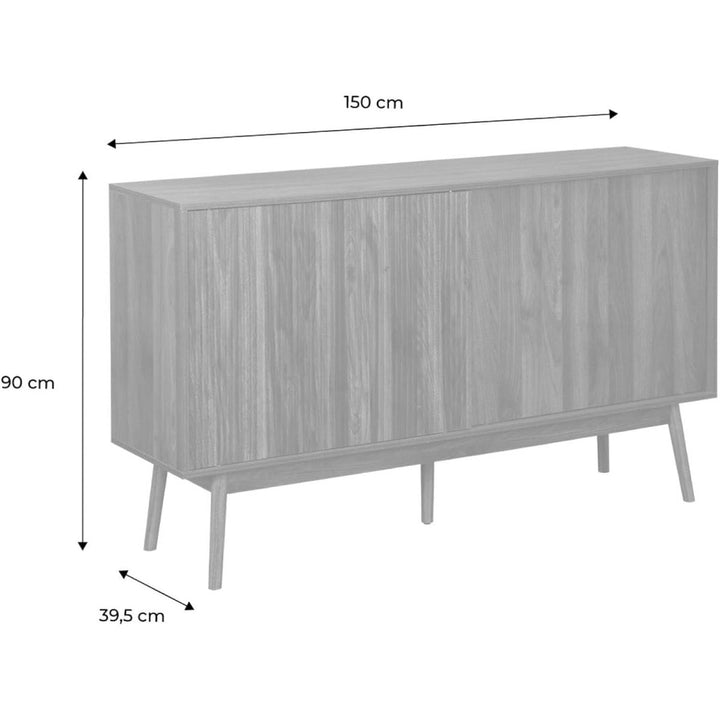 Buffet Bois Foncé Scandinave | Mirth - Designix Buffet
