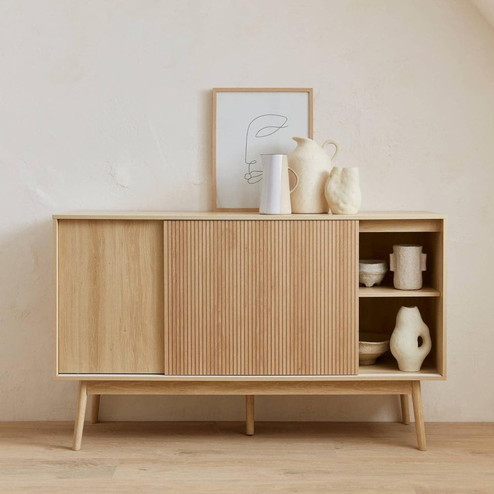 Buffet Bois Naturel Scandinave | Bramble - Designix Buffet