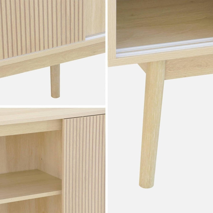 Buffet Bois Naturel Scandinave | Bramble - Designix Buffet