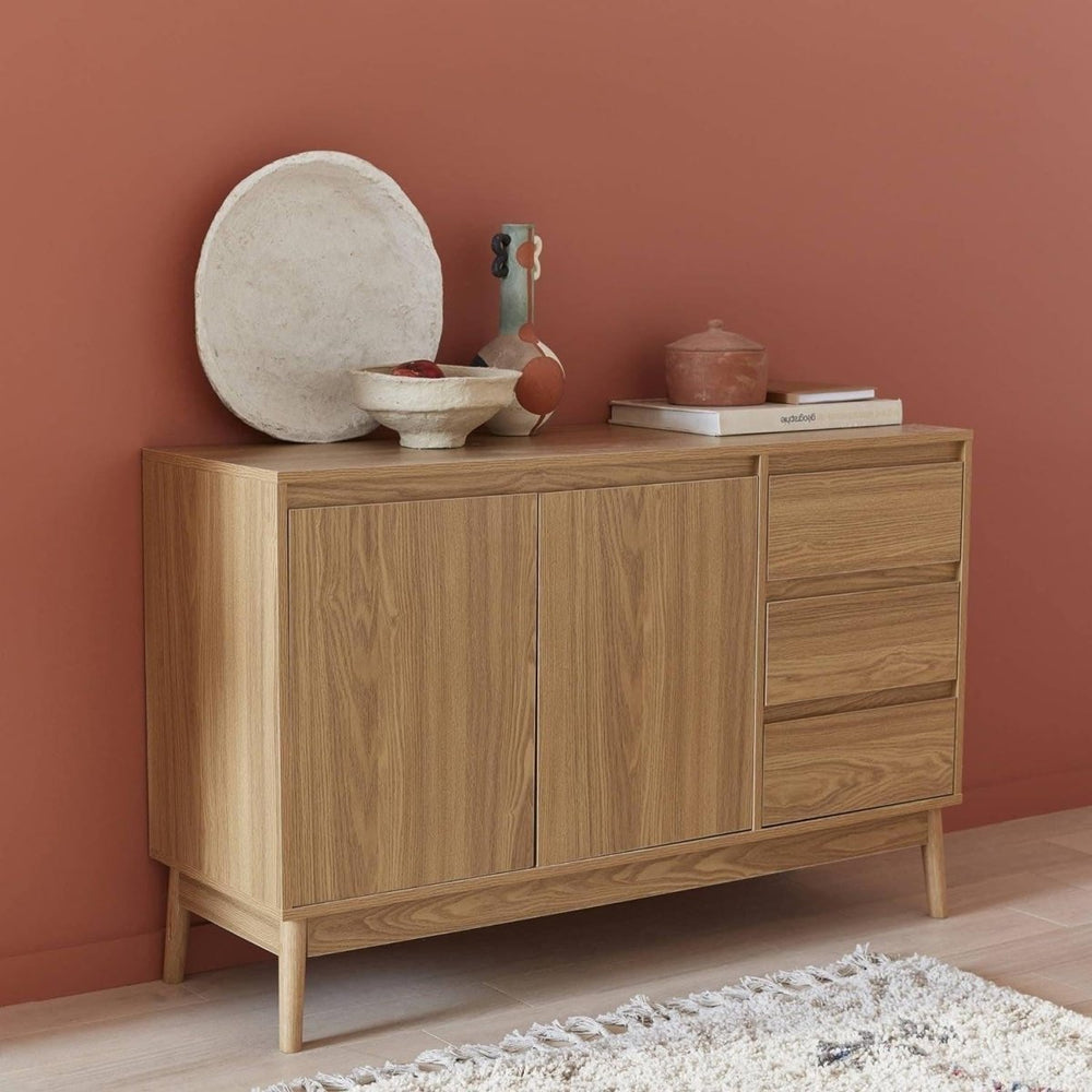 Buffet Bois Pieds Compas | Charme - Designix Buffet