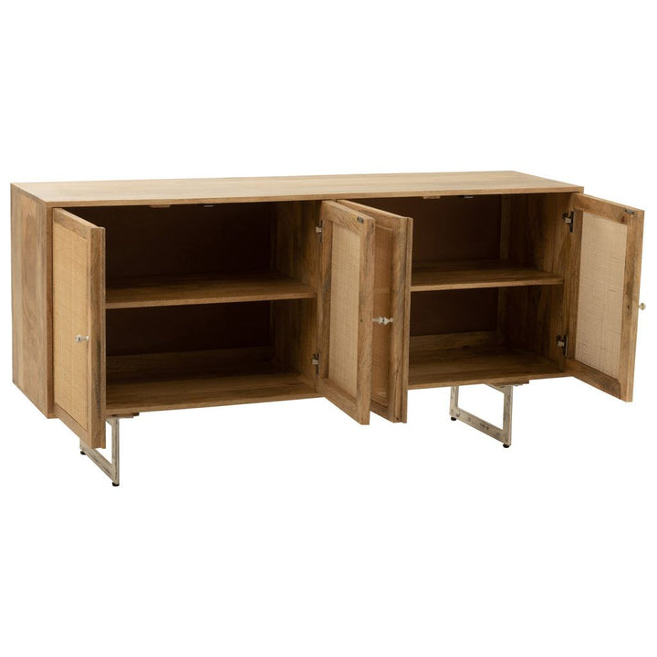 Buffet Bois Tissé Naturel | Xyla - Designix Buffet