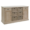 Buffet Gris Avec Panier | Yira