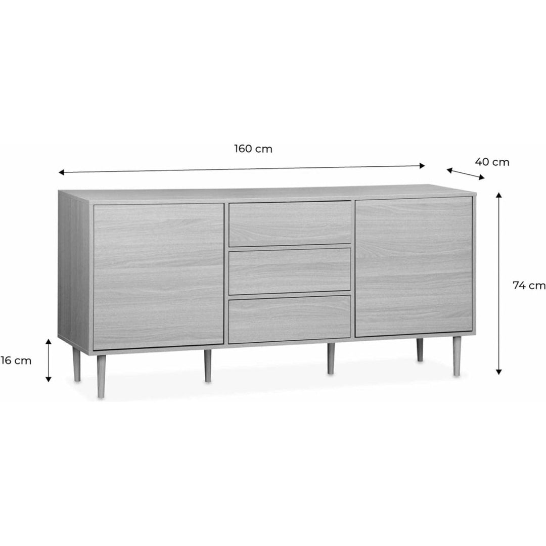 Buffet Mika Bois Contemporain | Rêve - Designix Buffet