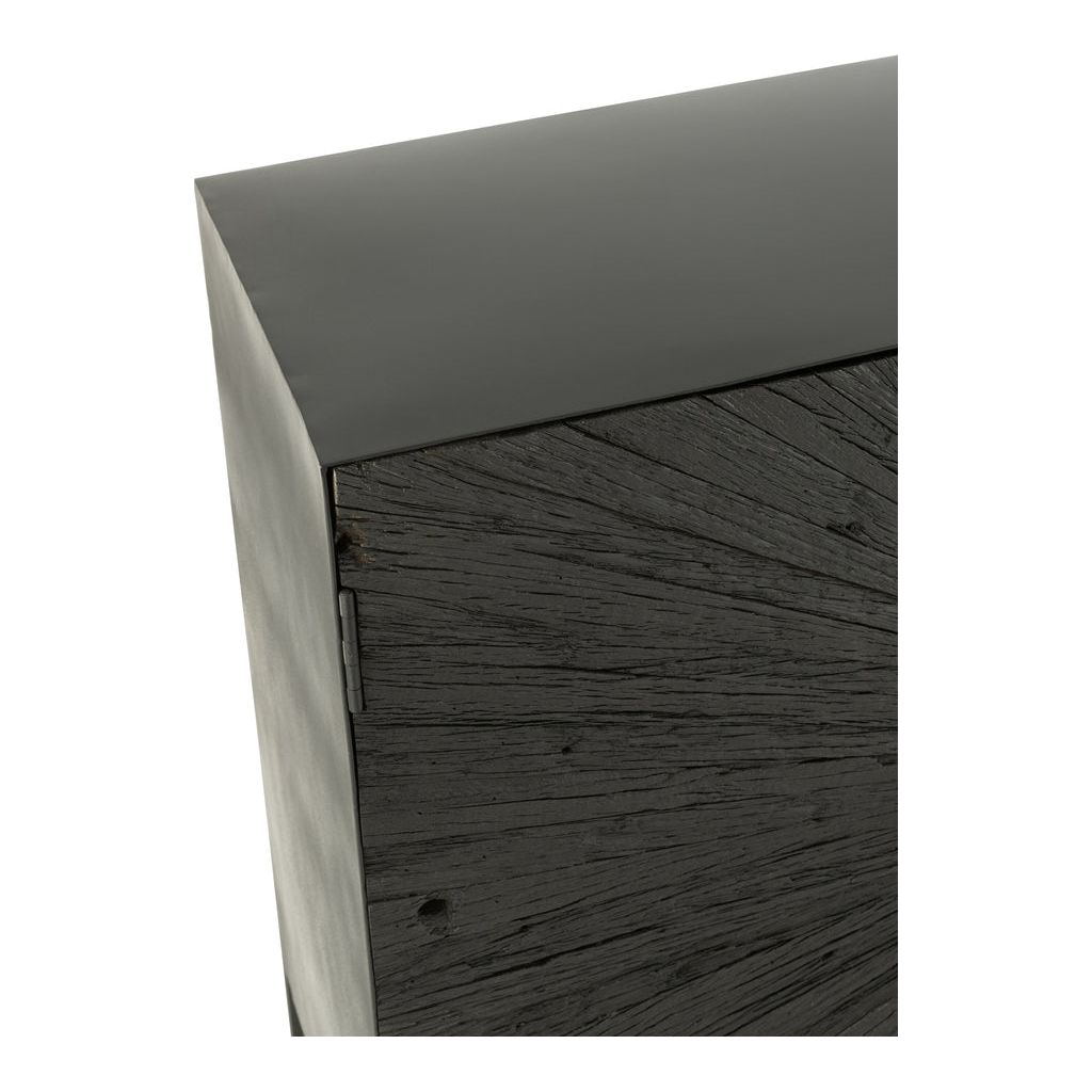 Buffet Noir Bois Fer Shanil | Bala - Designix Buffet