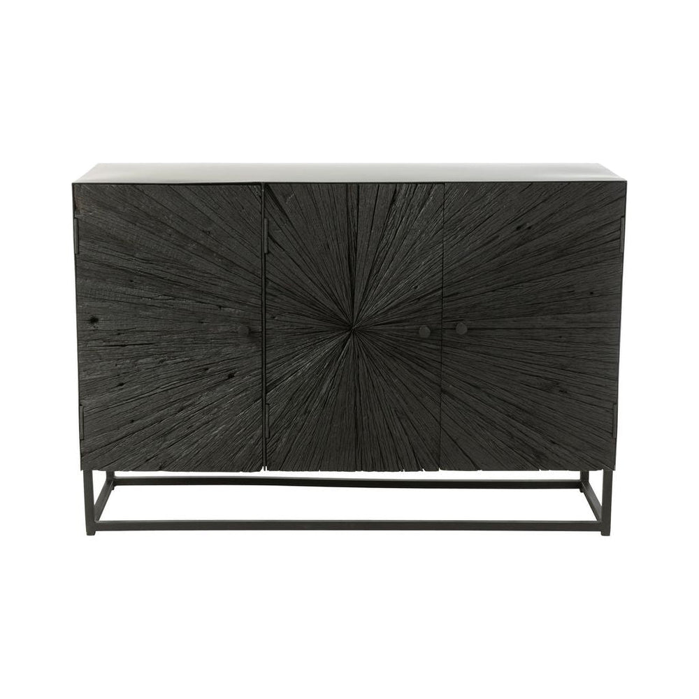 Buffet Noir Bois Fer Shanil | Bala - Designix Buffet
