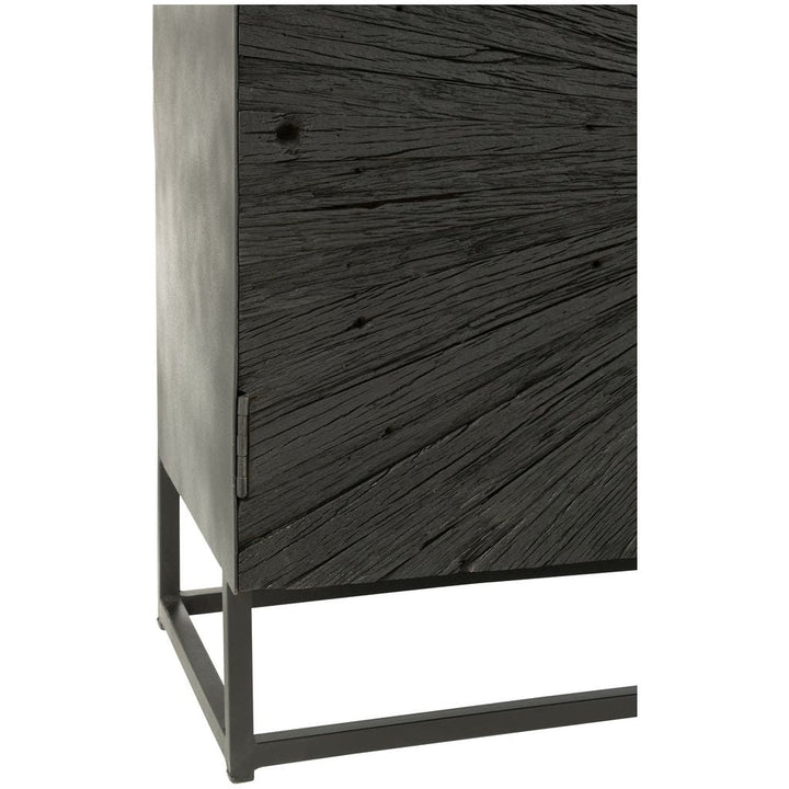 Buffet Noir Bois Fer Shanil | Bala - Designix Buffet