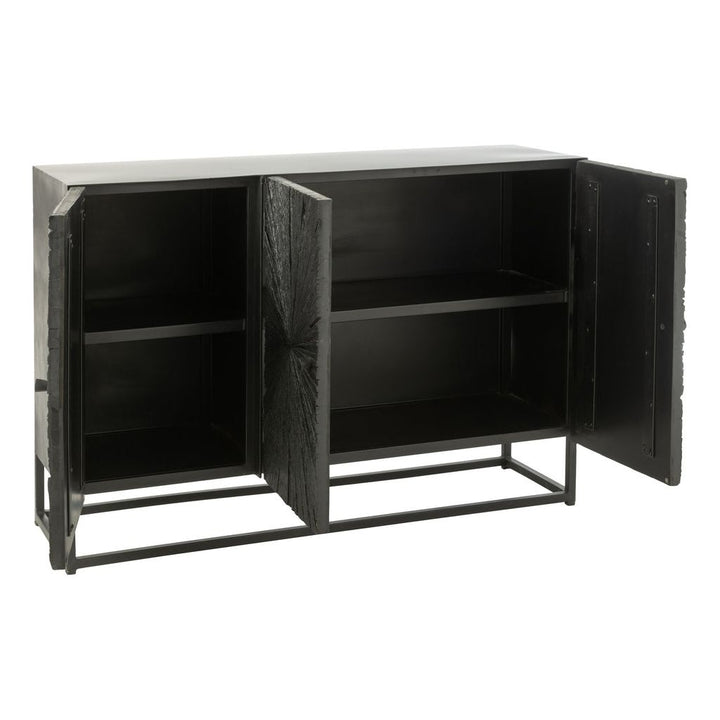 Buffet Noir Bois Fer Shanil | Bala - Designix Buffet