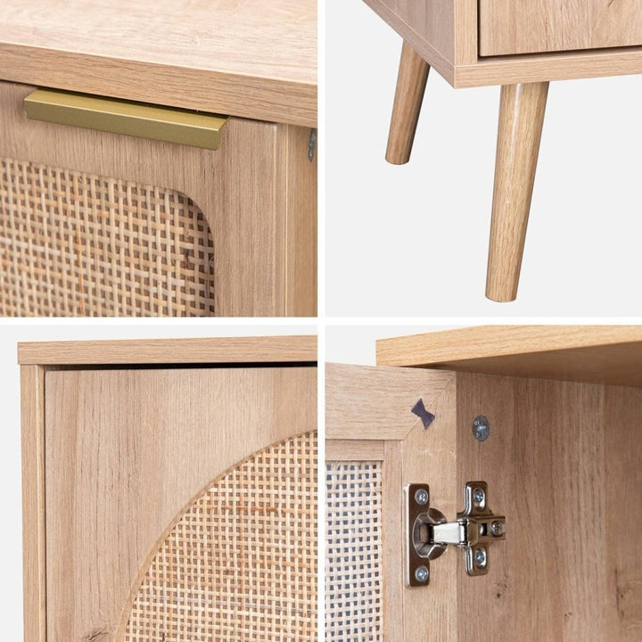 Buffet Rangement Bois Cannage | Quark - Designix Buffet