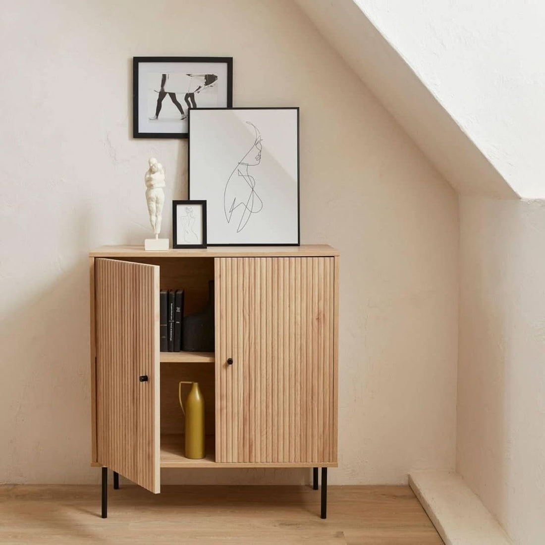 Buffet Rangement Bois Contemporain | Fable