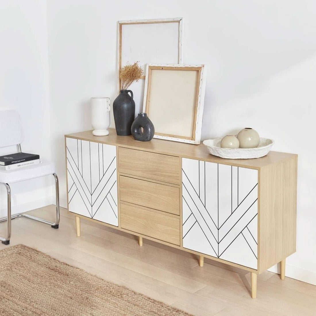 Buffet Rangement Bois Contemporain | Glint