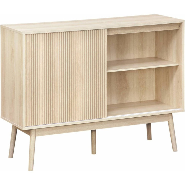 Buffet Rangement Bois Scandinave | Tissu - Designix Buffet