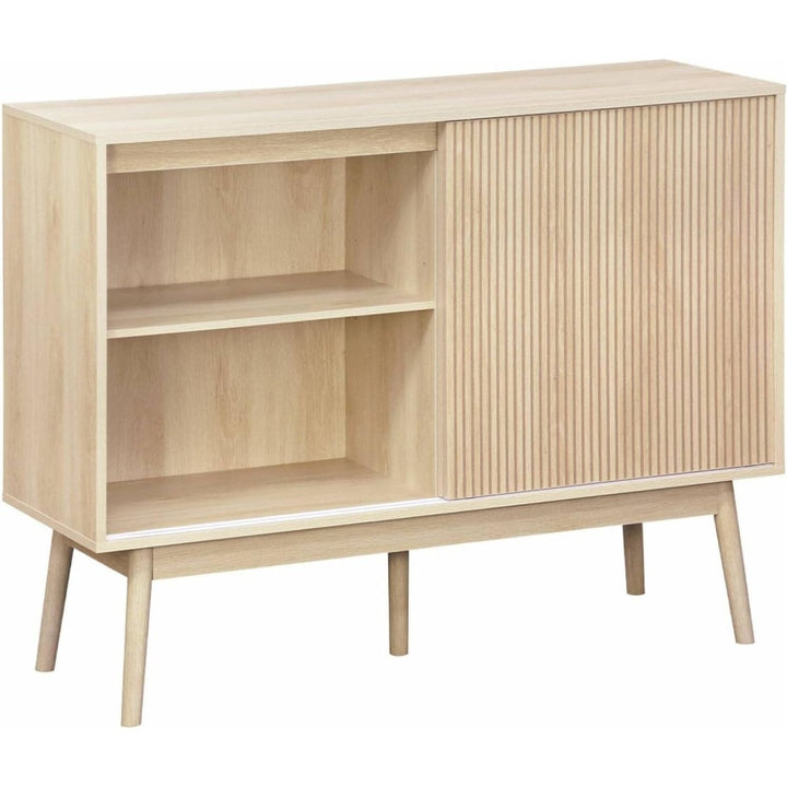 Buffet Rangement Bois Scandinave | Tissu - Designix Buffet