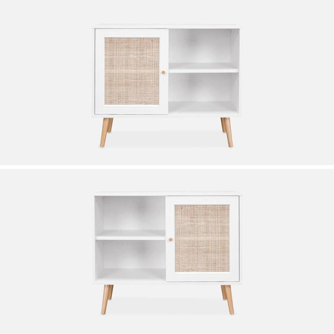 Buffet Rangement Cannage Bohème | Aura - Designix Buffet