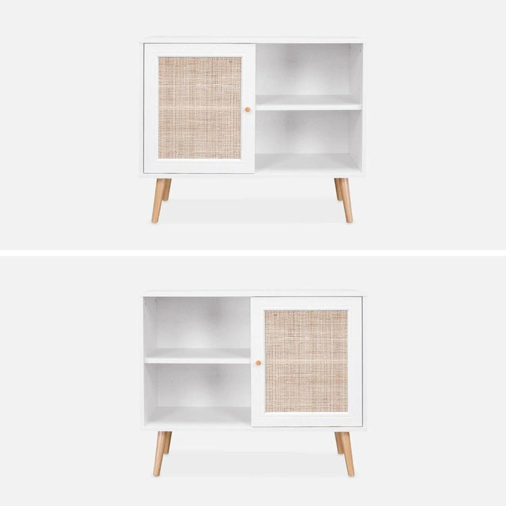 Buffet Rangement Cannage Bohème | Aura - Designix Buffet