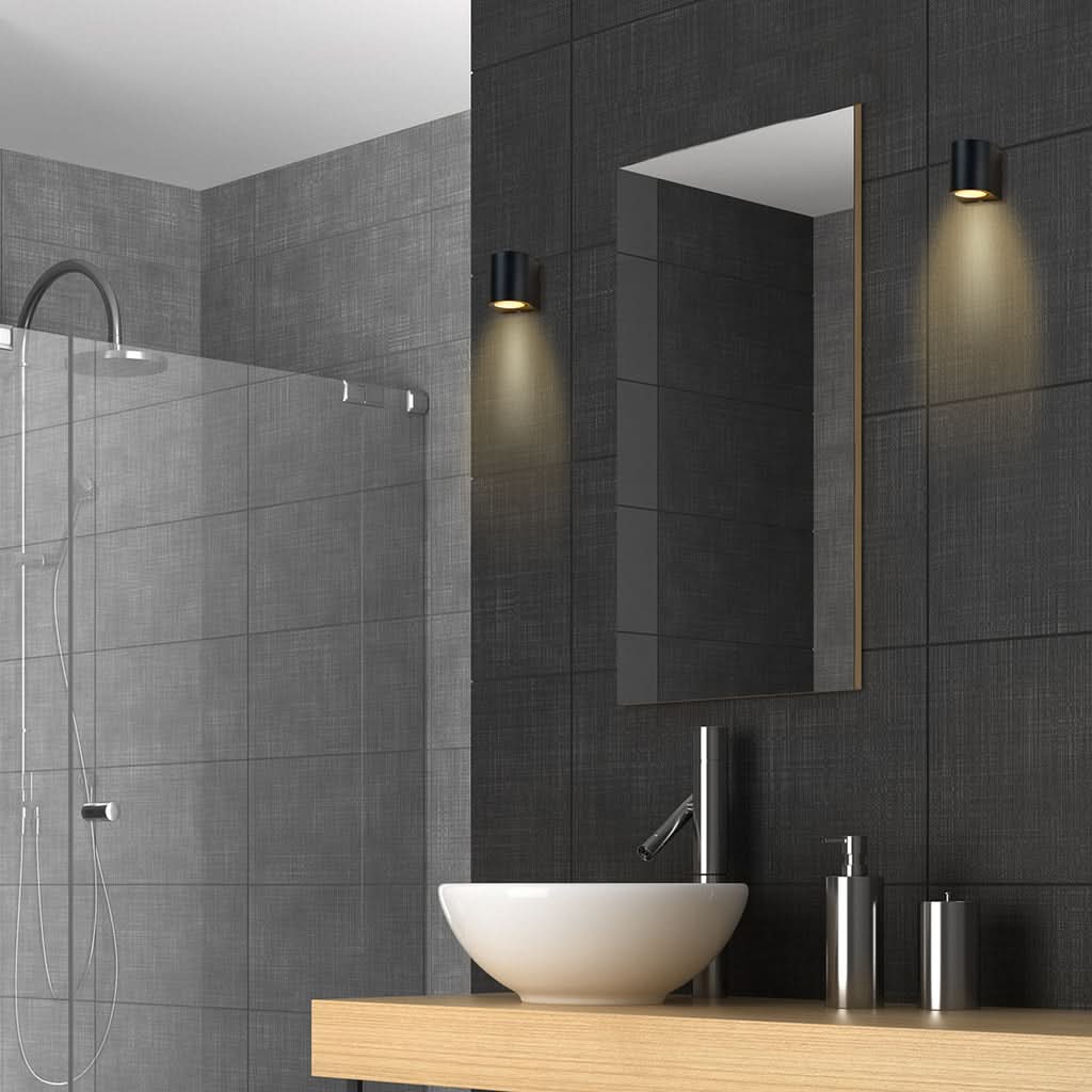 Lampe extérieure Logan 1494ZW Noir | Designix - - https://designix.fr