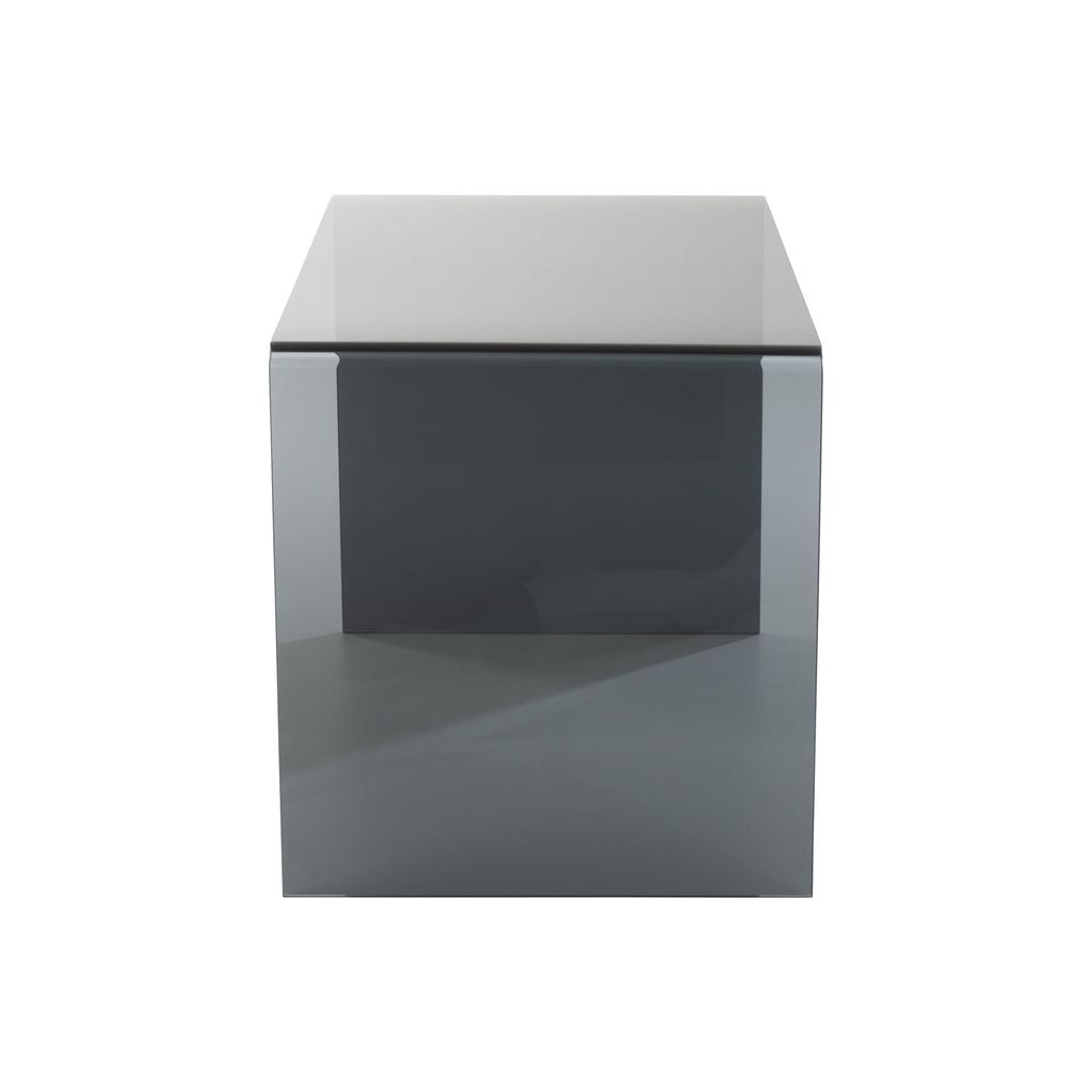 Bureau Design Verre Noir | Reya - Designix Bureau