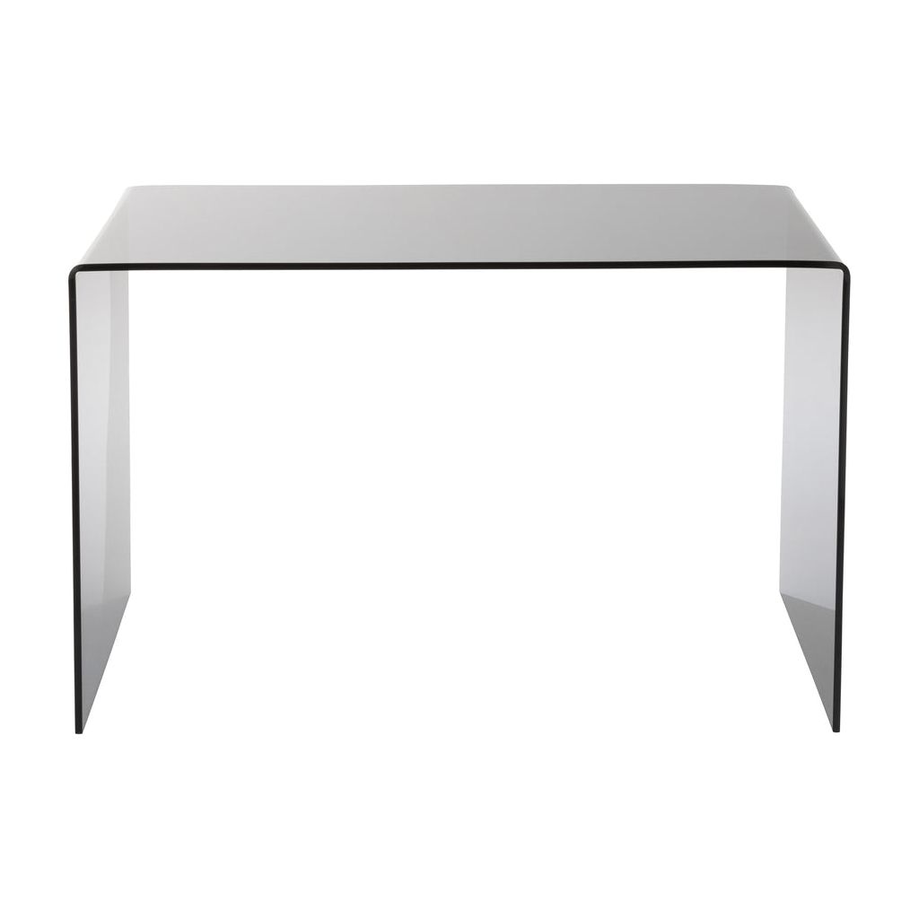 Bureau Design Verre Noir | Reya - Designix Bureau