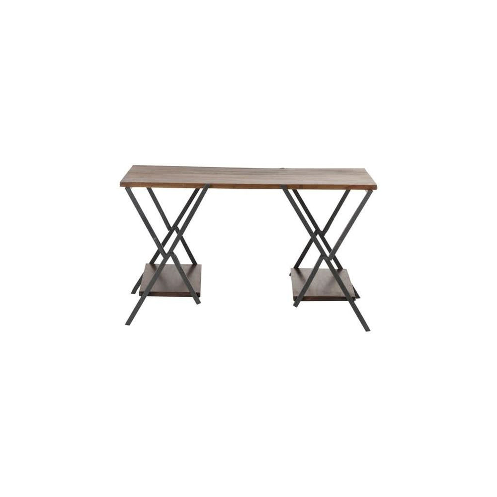 Bureau En Bois Recyclé Et Fer | Eyla - Designix Bureau