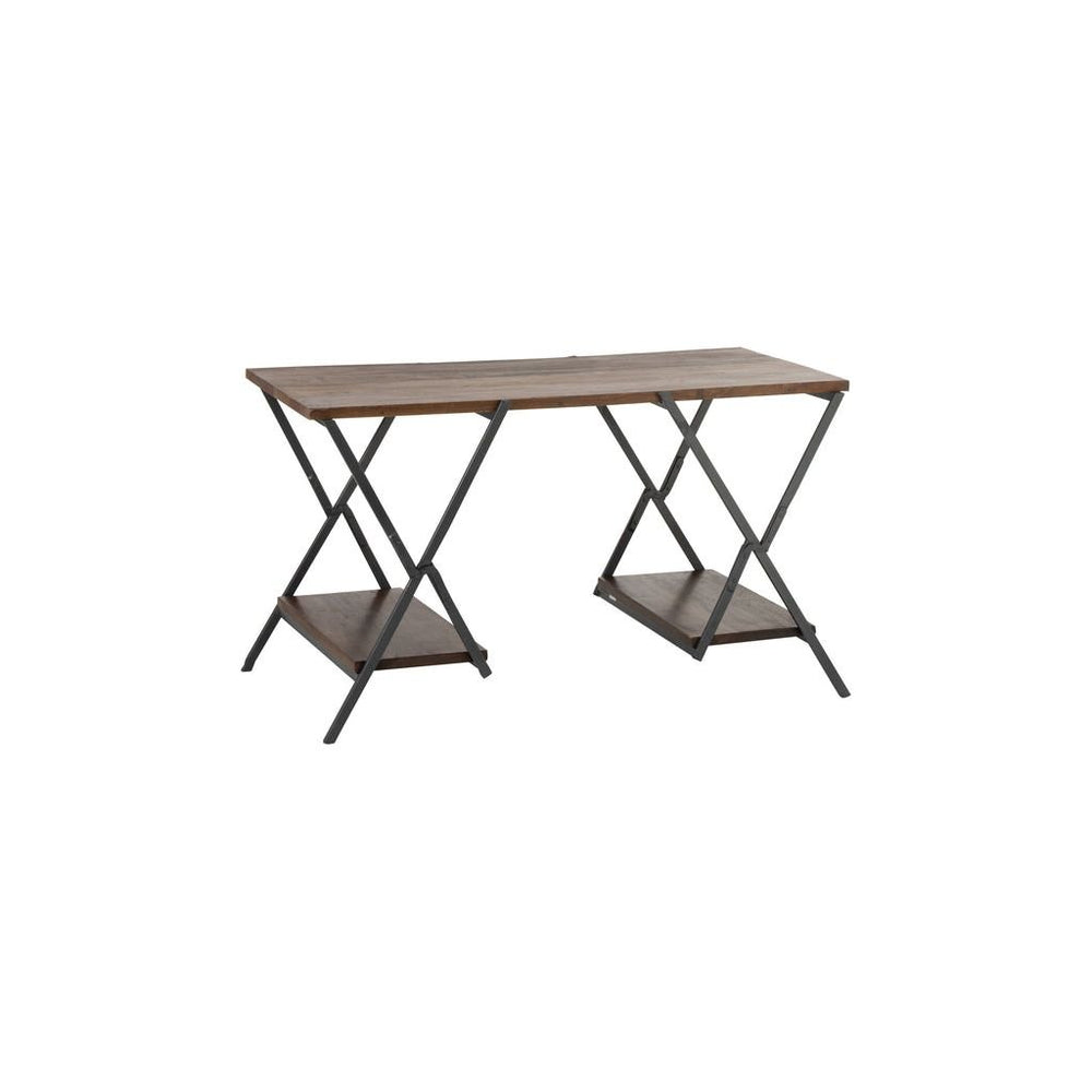 Bureau En Bois Recyclé Et Fer | Eyla - Designix Bureau