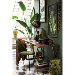 Bureau En Bois Recyclé Et Fer | Eyla