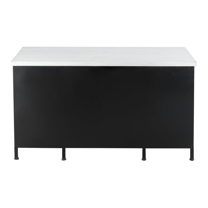 Bureau Noir et Blanc avec 2 Portes | Giro - Designix Bureau