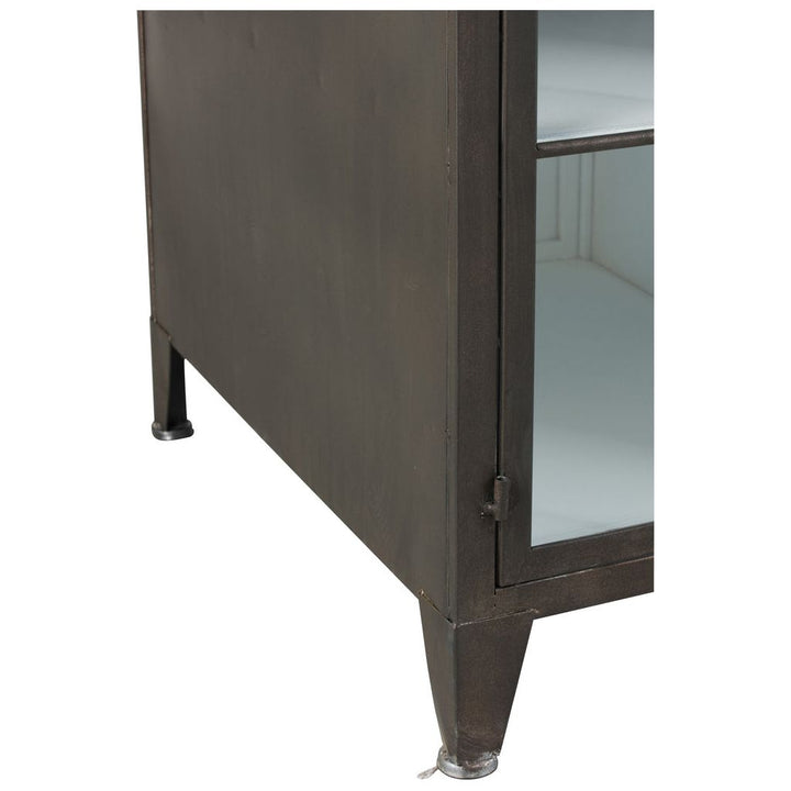 Bureau Noir et Blanc avec 2 Portes | Giro - Designix Bureau