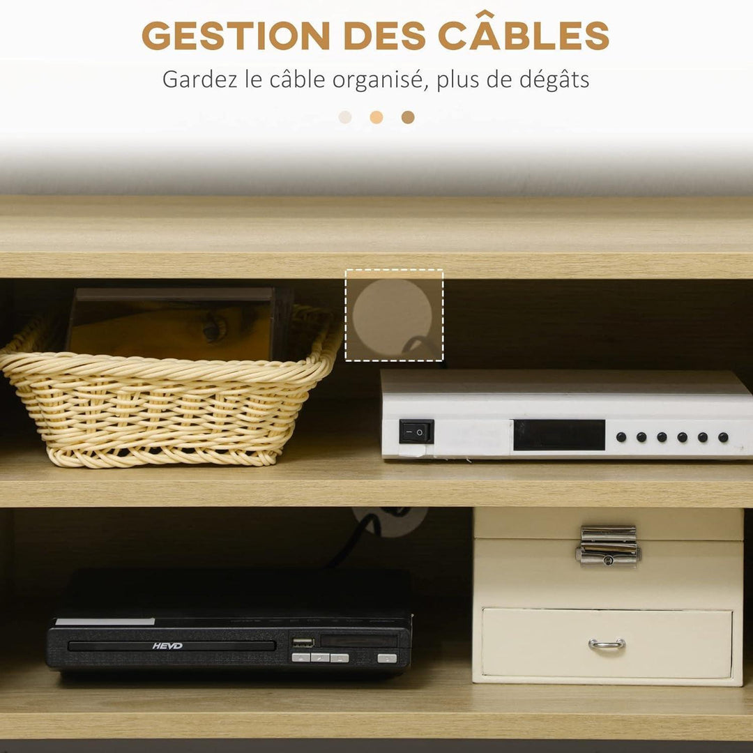 "Meuble TV Rotin Bohême" | Designix - 3333    - https://designix.fr/