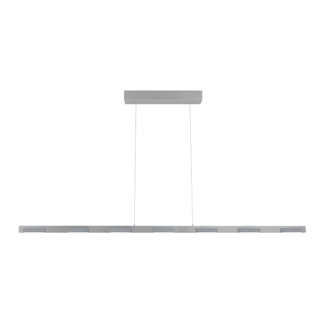 Suspension luminaire Bloc argenté