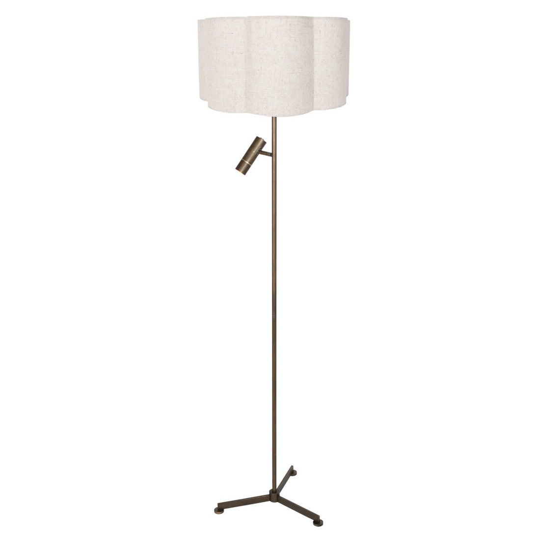 Lampadaire salon | FloraWave Bronze Ø40 cm