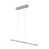Suspension luminaire Bande argenté