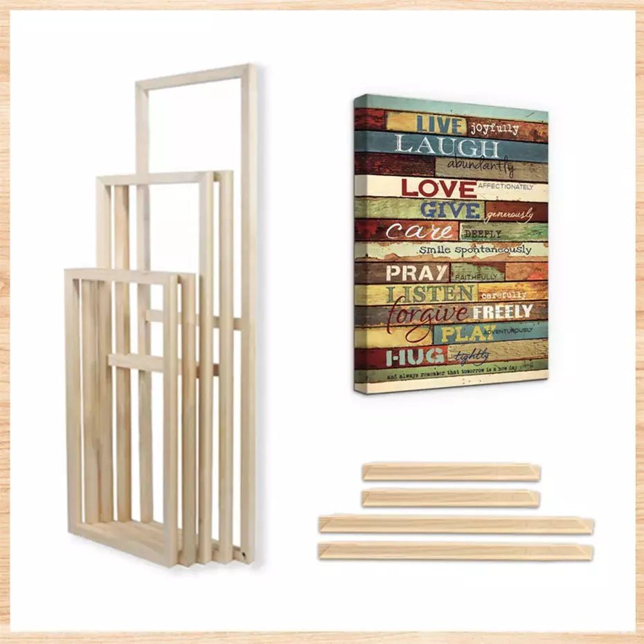 Cadre en Bois pour Affiche | Harmonie Visuelle - Designix Cadres Tableaux Largeur 160cm(80cmx2) Hauteur 30cm