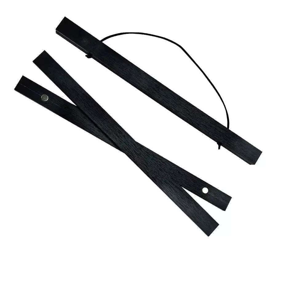 Cadre Photo Suspendu Magnétique | ArtFlex - Designix Cadres Tableaux Bois Noir 21cm