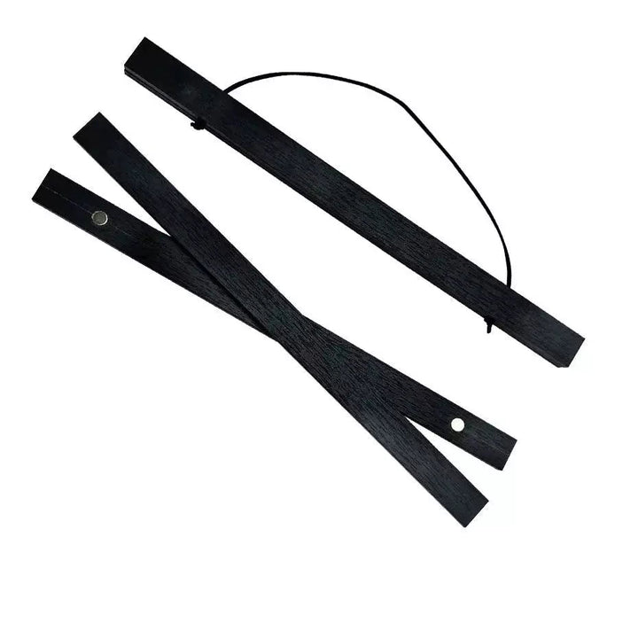 Cadre Photo Suspendu Magnétique | ArtFlex - Designix Cadres Tableaux Bois Noir 21cm