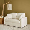 Canapé 2 Places Scandinave Bouclette | Cocoon Blanc