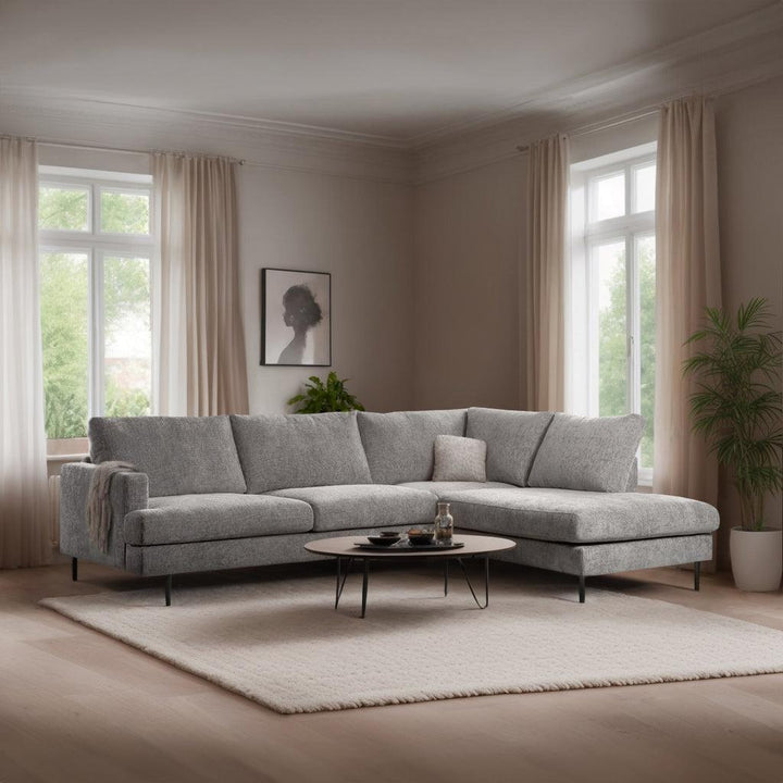 Canapé 3 Places Confortable Angle Droit | Éclat - Designix Canapés