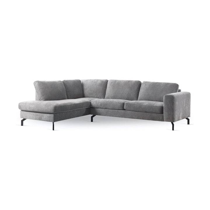 Canapé 3 Places Gris Angle Gauche | Zen - Designix Canapés