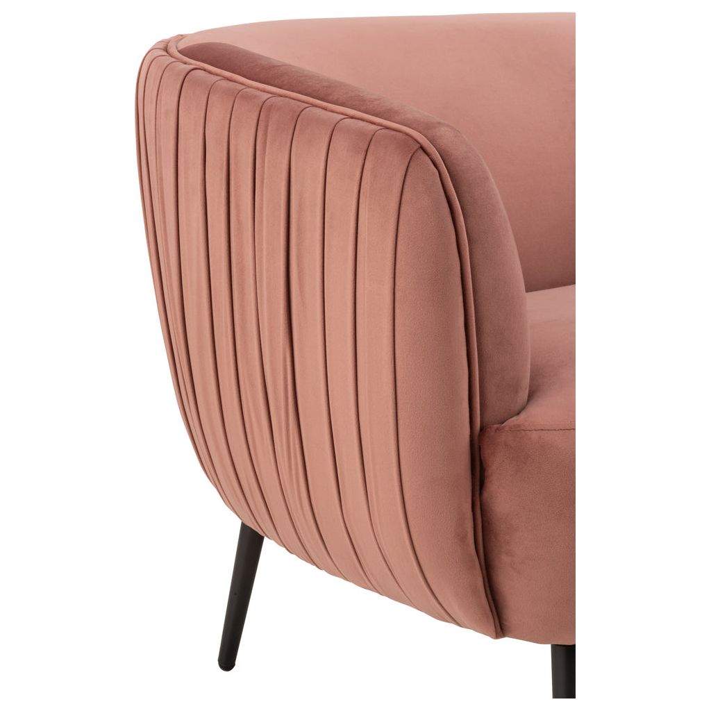 Canapé 3 Places Rose Terre Cuite | Lyla - Designix
