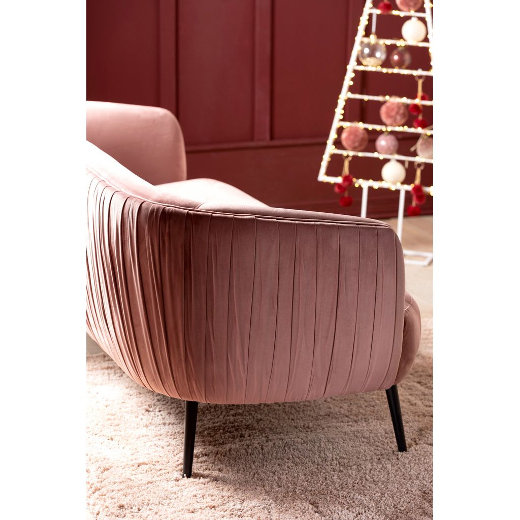 Canapé 3 Places Rose Terre Cuite | Lyla - Designix